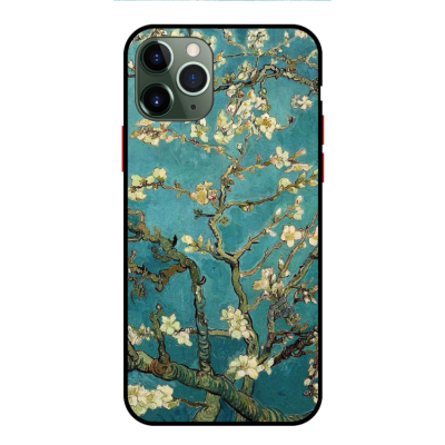 Husa IPhone 15 Pro, Protectie AirDrop, Van Gogh - Almond Blossom